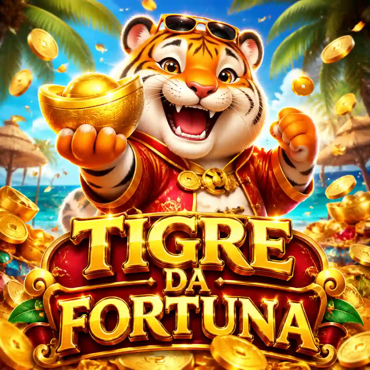 Recurso de respin do tigre ativado com tela cheia de símbolos iguais e multiplicador